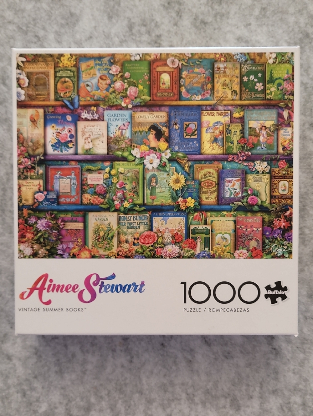Buffalo Games "Vintage Summer Books" 1000 pc Jigsaw Puzzle by Aimee Stewart NEW